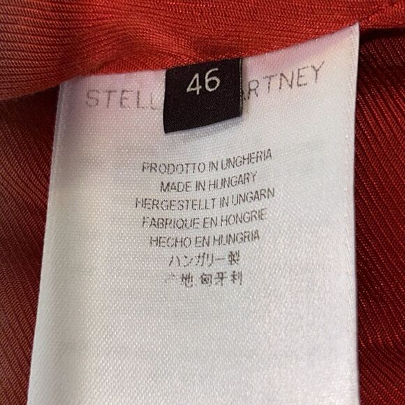 Ferrari 🏎️ Red Wool Blazer by Stella McCartney. Chic! 4 Convenient pockets! - Picture 13 of 17